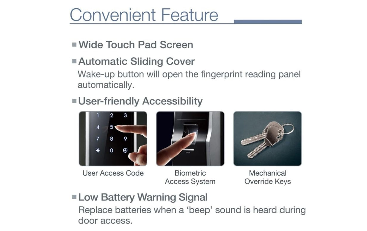 Samsung SHS-5230 Fingerprint Smart Door Lock