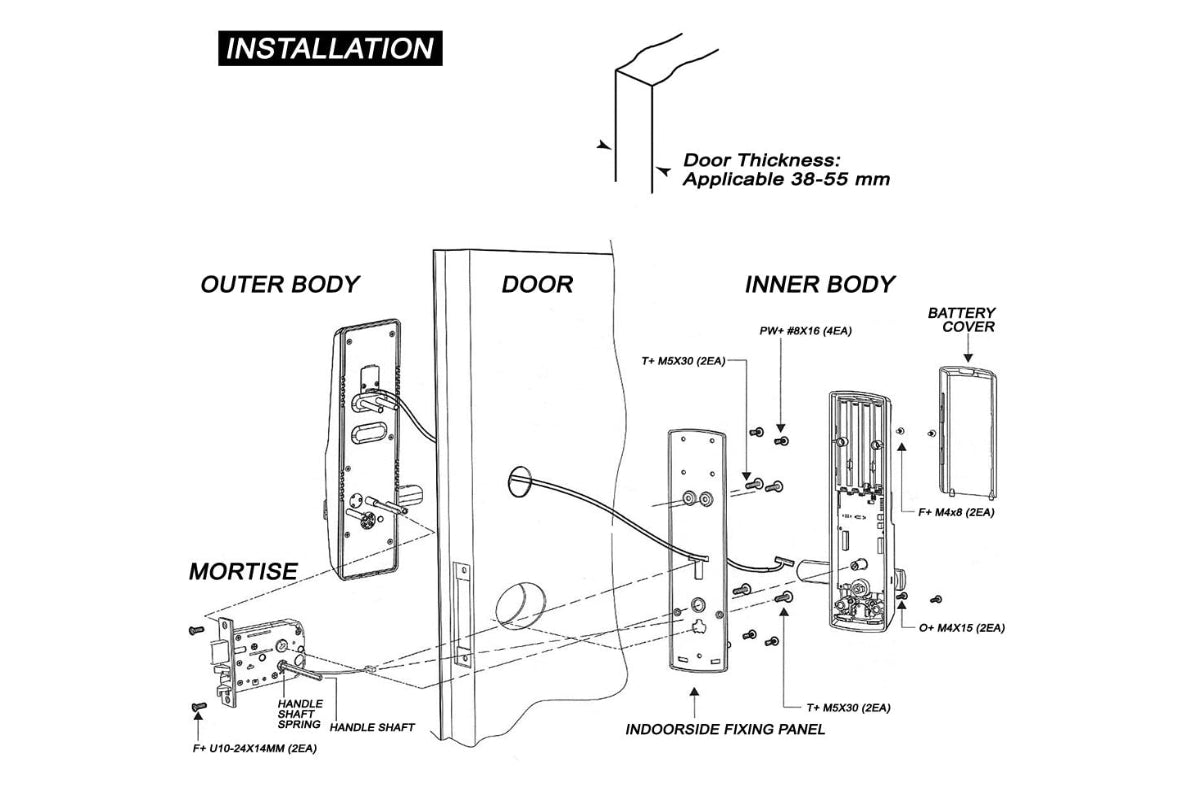 Samsung SHS-5230 Fingerprint Smart Door Lock