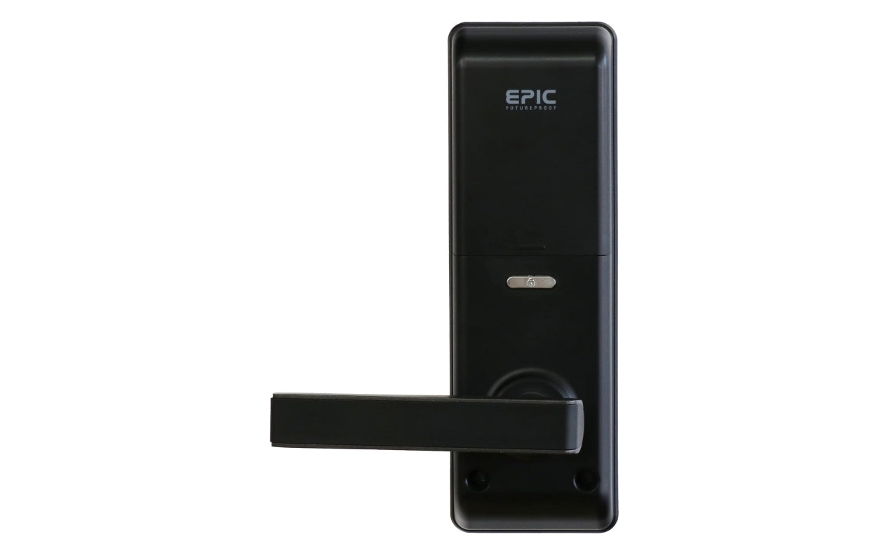 EPIC ES-7000K Handle-Type Smart Lock – PIN, IC Card & Emergency Key Access with Auto Lock