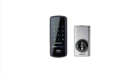 Samsung SHS-3420 Smart Door Lock – PIN & RFID Access | Secure Digital Lock