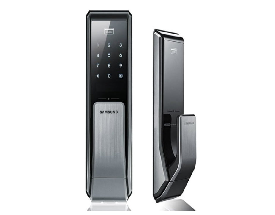 Samsung SHS-P717 Smart Push-Pull Door Lock – PIN & RFID Access