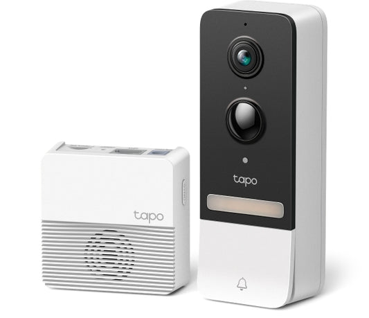 Tapo D230S - Smart Battery-Powered Video Doorbell with 2K Camera & AI Detection