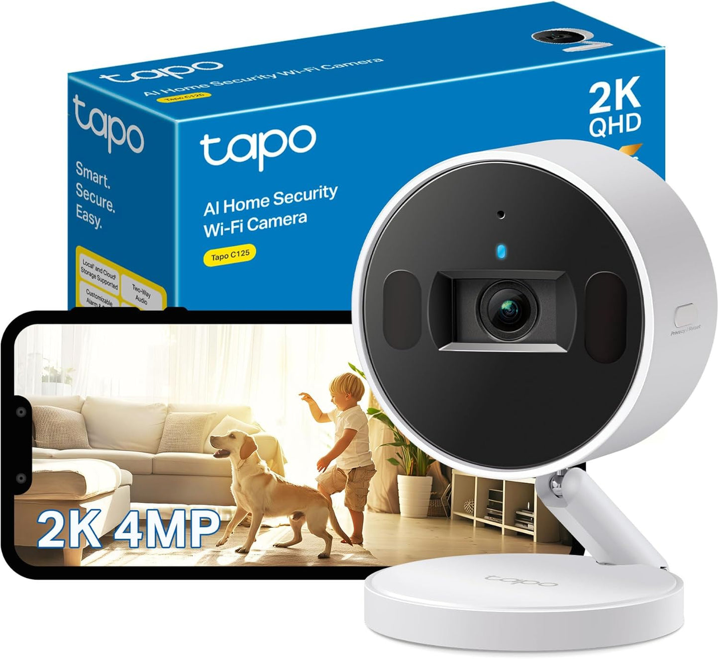 Tapo C125 - AI Smart Wi-Fi Security Camera