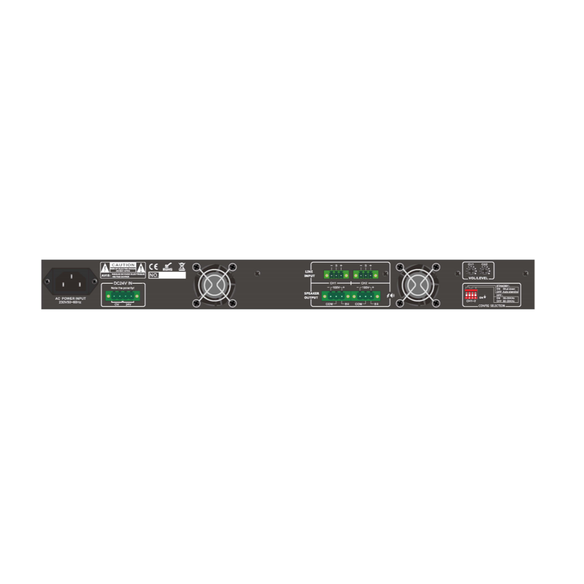 CMX, DA-2500 2x500W, (Two Channel Class-D Power Amplifier)