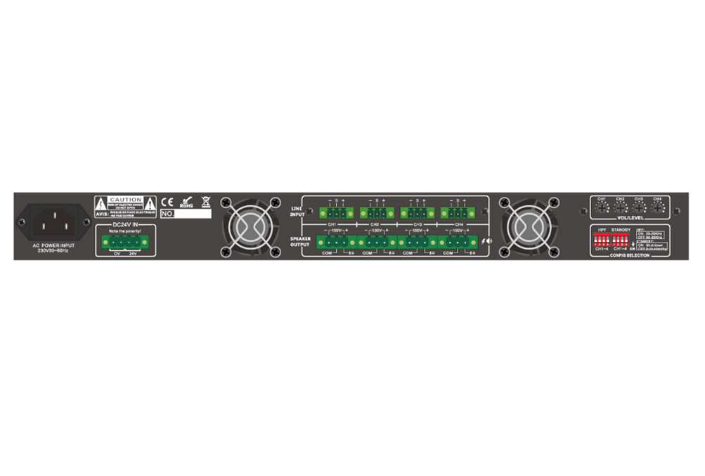 CMX, DA-4350 4x350w, Four Channel Class-D Power Amplifier