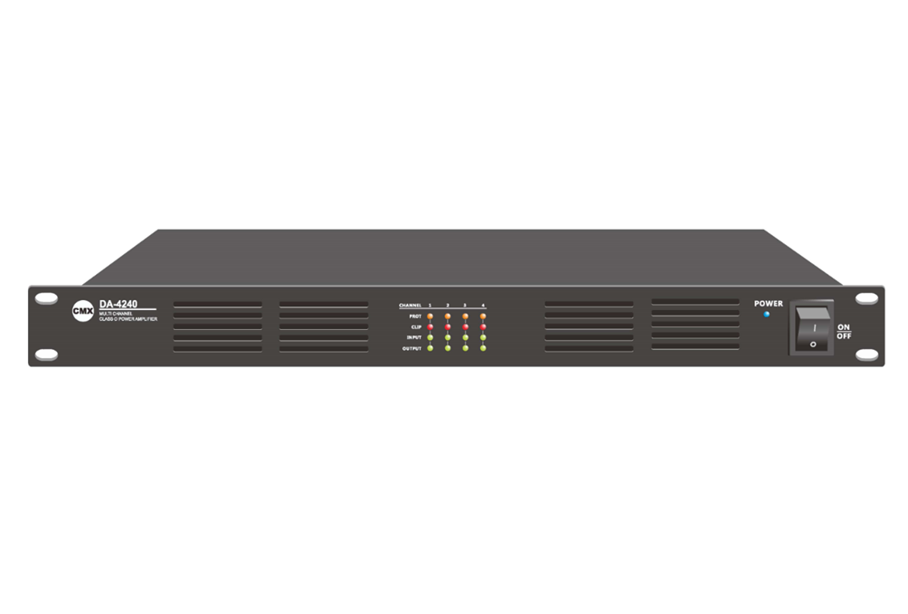 CMX, DA-4350 4x350w, Four Channel Class-D Power Amplifier