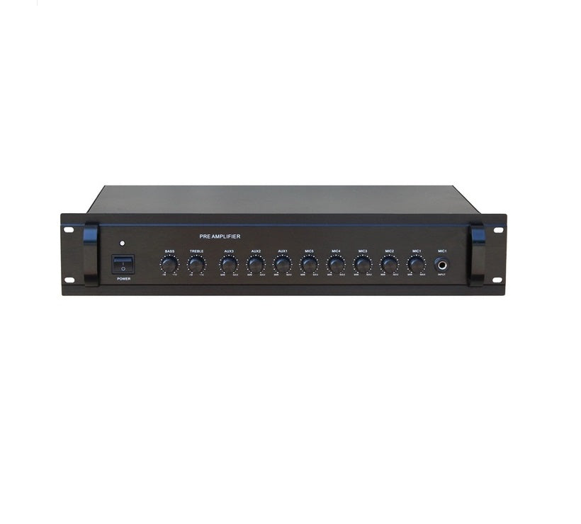 CMX Audio PA-100PR Public Address System, PA System 10 Inputs, Pre-Amplifier