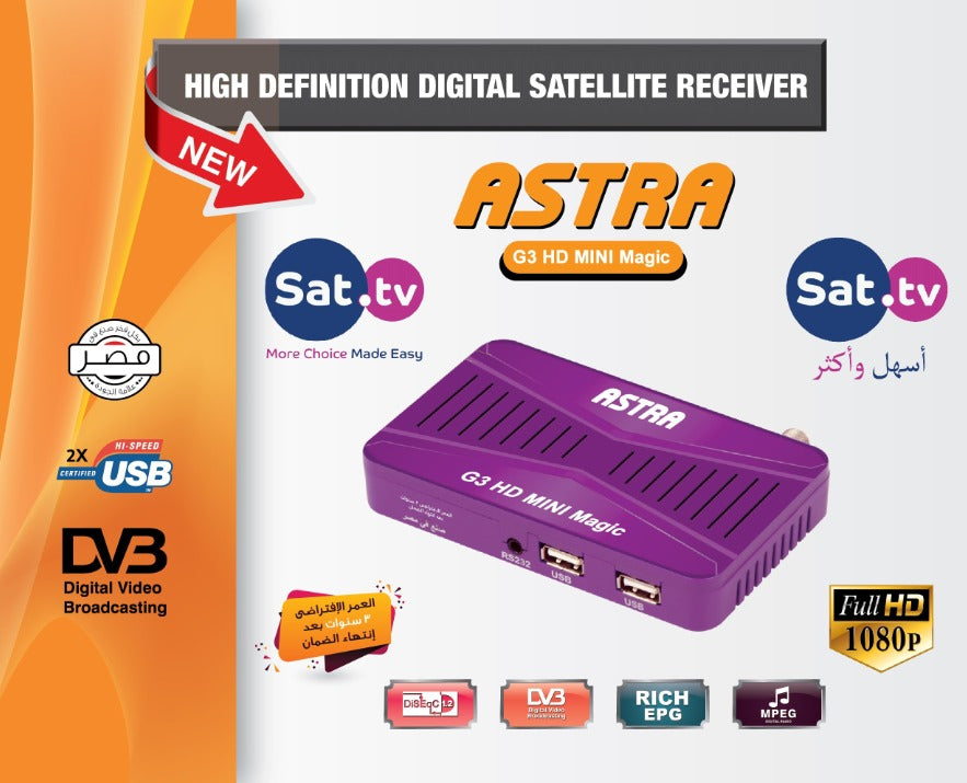 ASTRA, G3 HD Mini Magic , Receiver