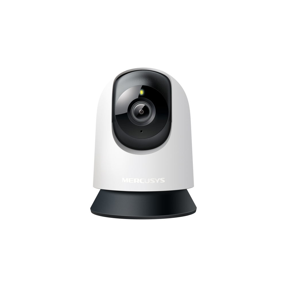 Mercusys, MC200 Pan & Tilt Home Security Wi-Fi Camera,360° horizontal, enabling complete coverage of the area,1080p high-definition video, providing users with clear and detailed footage, Two-Way Audio.