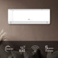 AUX Split Air Conditioner, 3 HP, Inverter, Cooling/Heating, Model QE