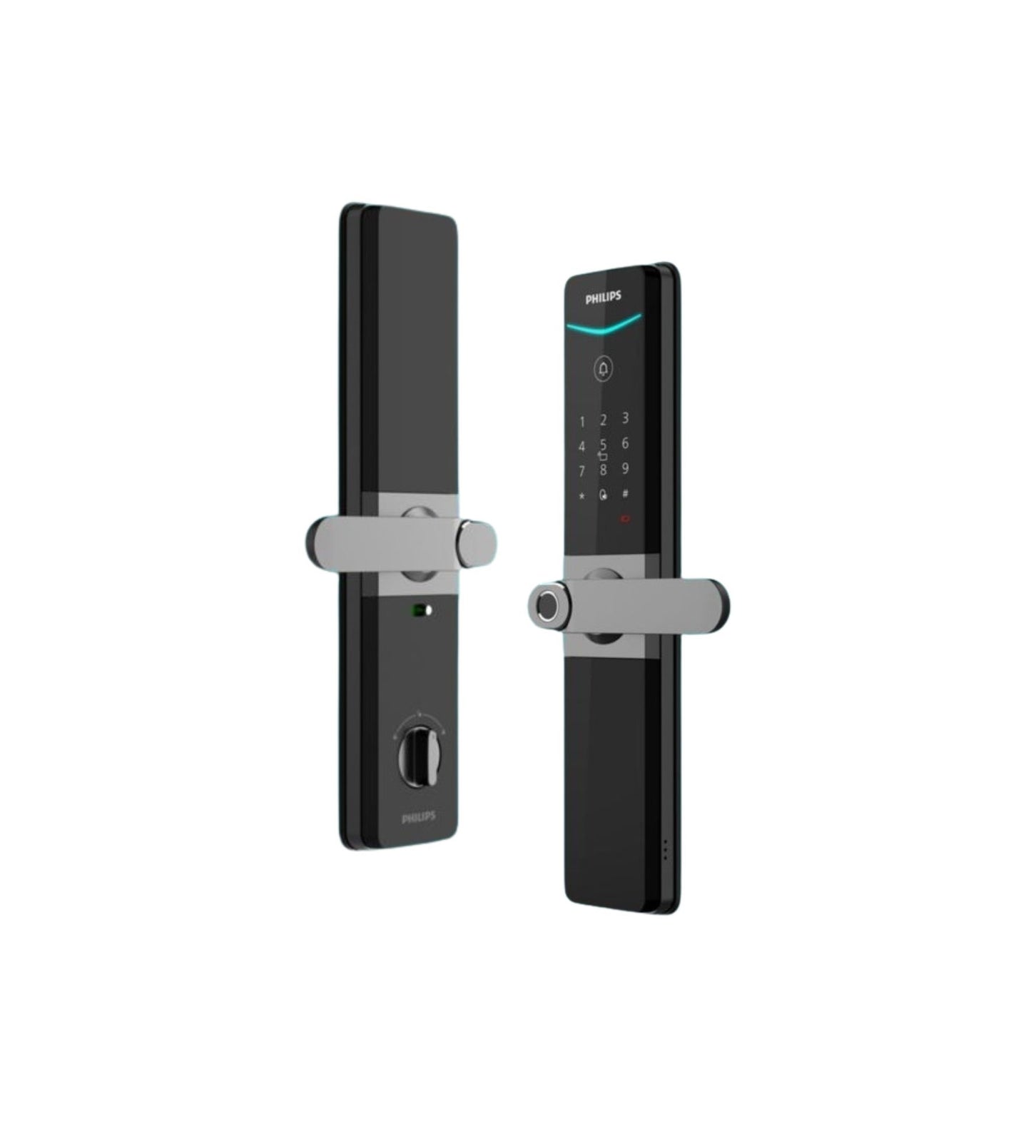 Philips DDL610‑5HBS Smart Lever Door Lock (Fingerprint + PIN + RFID + App Control)